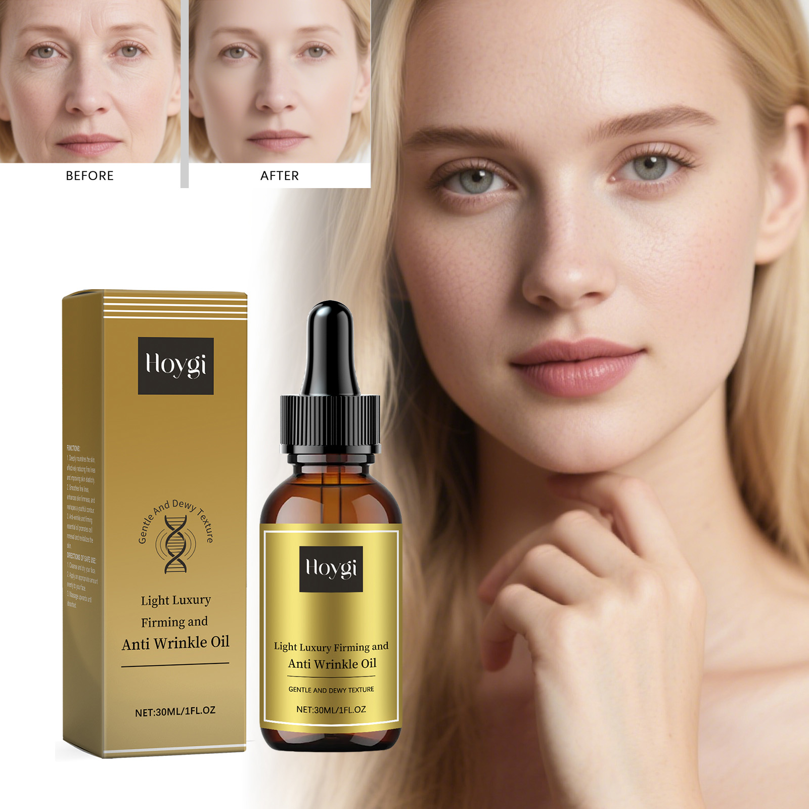 Luxury Skincare Oil - Firming Facial Care Oil Lifting Anti
