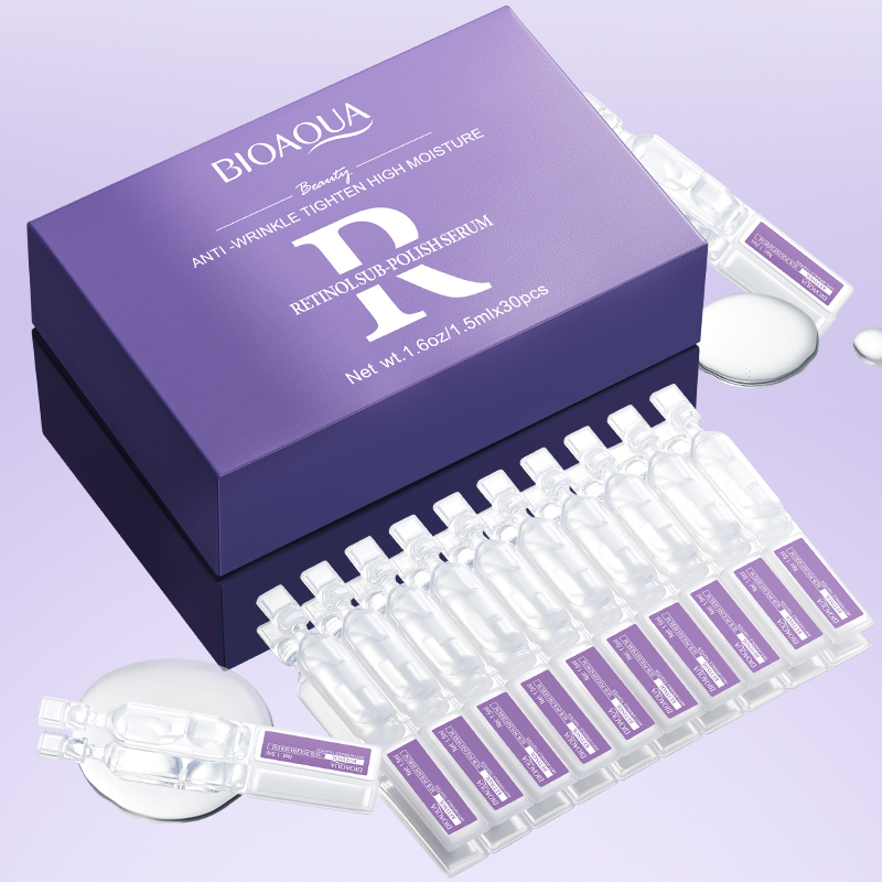 30pcs BIOAQUA Retinol Vitamin  - Exosome Serum Ampoule ulasan dan harga