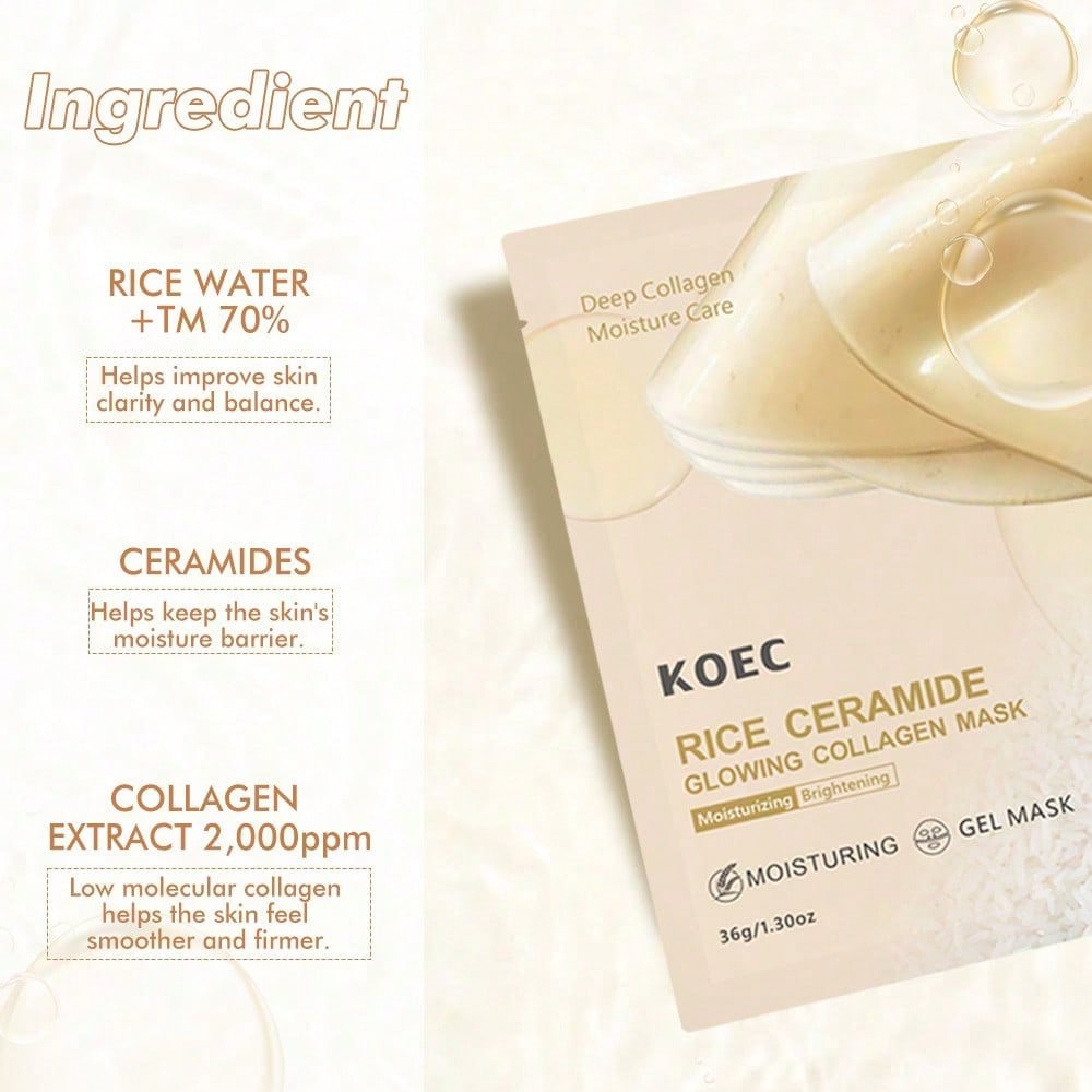Rice 70 Glow Collagen Mask Ove - Luxury Skincare Gifts For Women ulasan dan harga