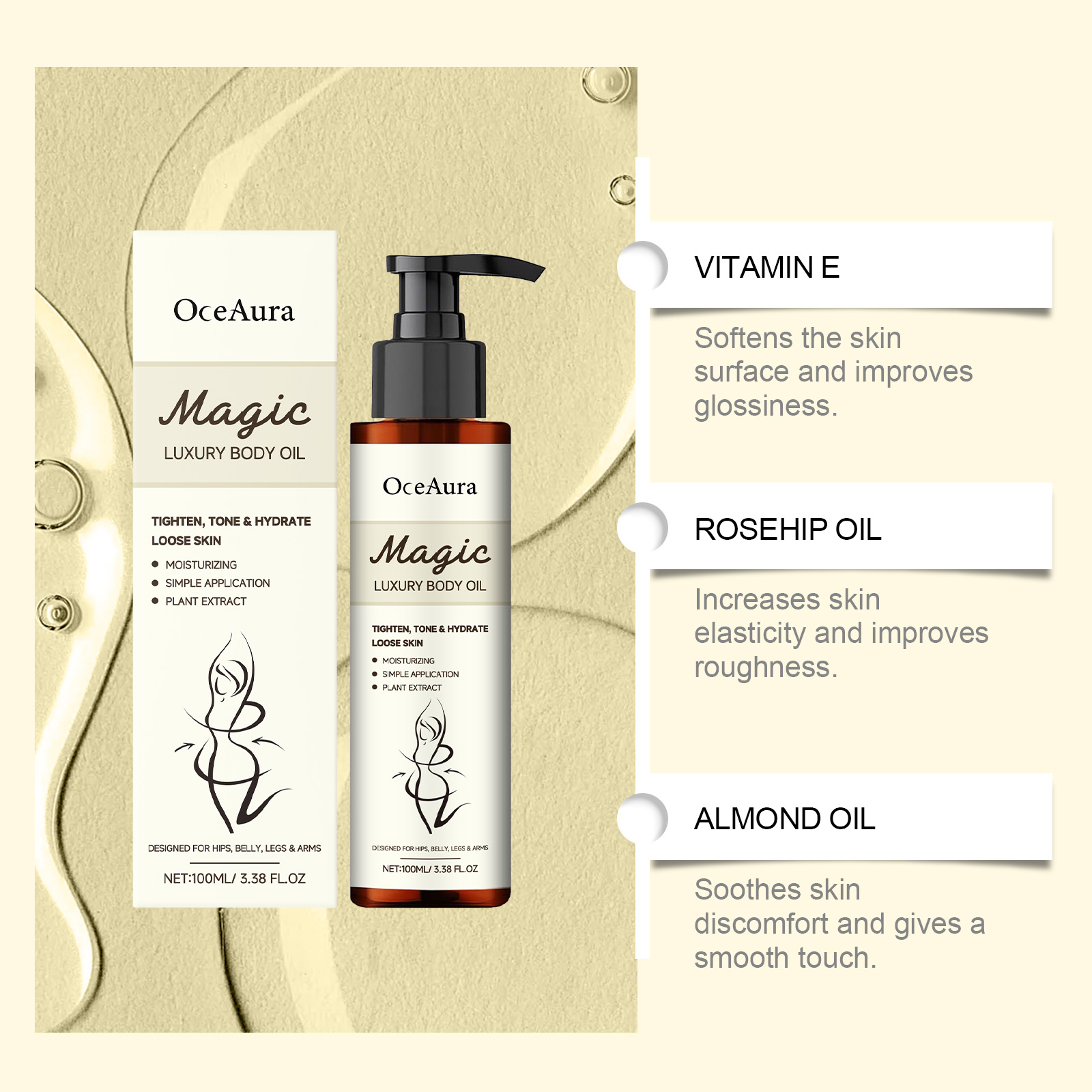 Magic Body Luxury Oil Deep Moi - Luxury Skincare Oil ulasan dan harga