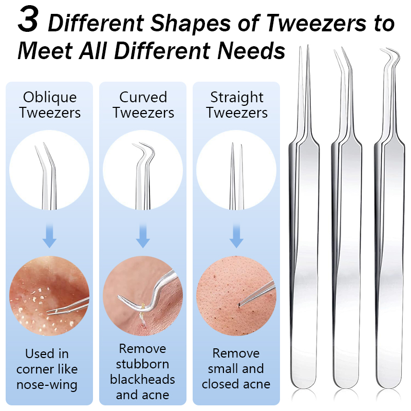 Stainless Steel Acne Blackhead - Luxury Skincare Acne ulasan dan harga