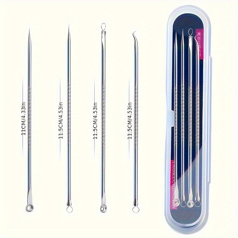 Blackhead Acne Needle Set 4-Pa - Luxury Skincare Acne ulasan dan harga