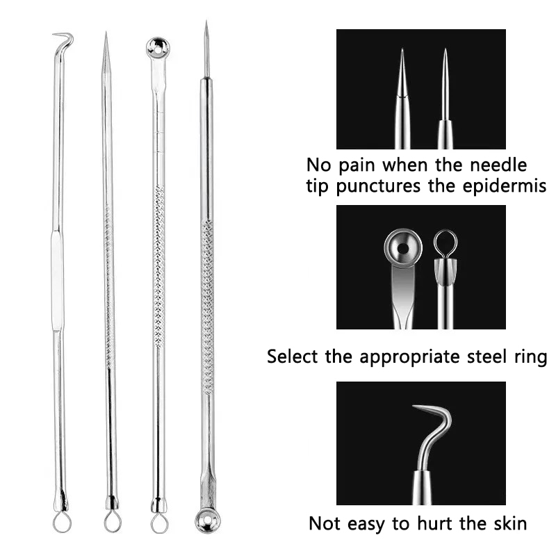 Pimple Popper Tool Kit Blackhe - Luxury Skincare Acne ulasan dan harga