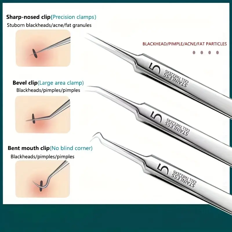 3-8Pcs Acne Needle Tool Set Pi - Luxury Skincare Acne ulasan dan harga