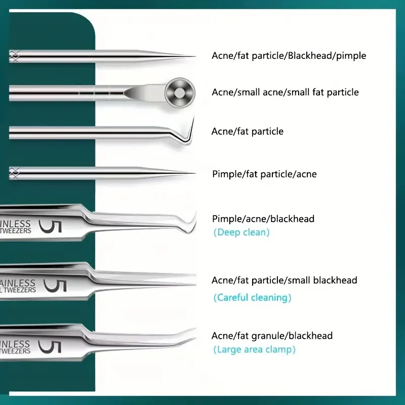 3-8Pcs Acne Needle Tool Set Pi - Luxury Skincare Acne ulasan dan harga