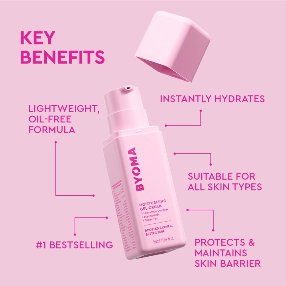 BYOMA Moisturizing Gel Cream T - Ceramide Complex Cream ulasan dan harga