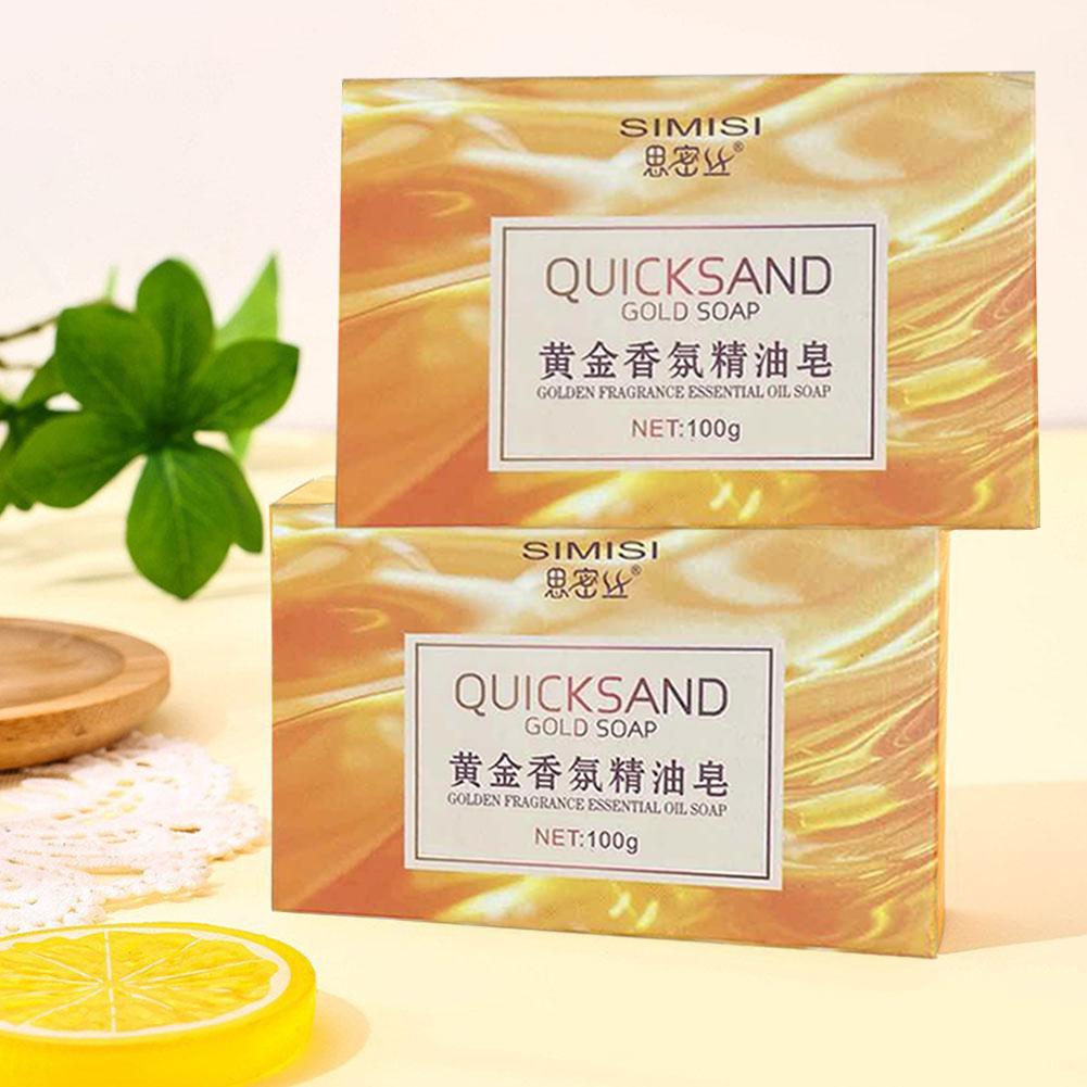 Handmade Gold Soap Trapezoidal - Luxury Skincare Oil ulasan dan harga