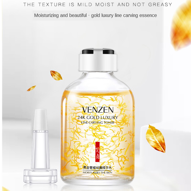 24K Gold Luxury Line Carving T - Luxury Skincare Acne ulasan dan harga
