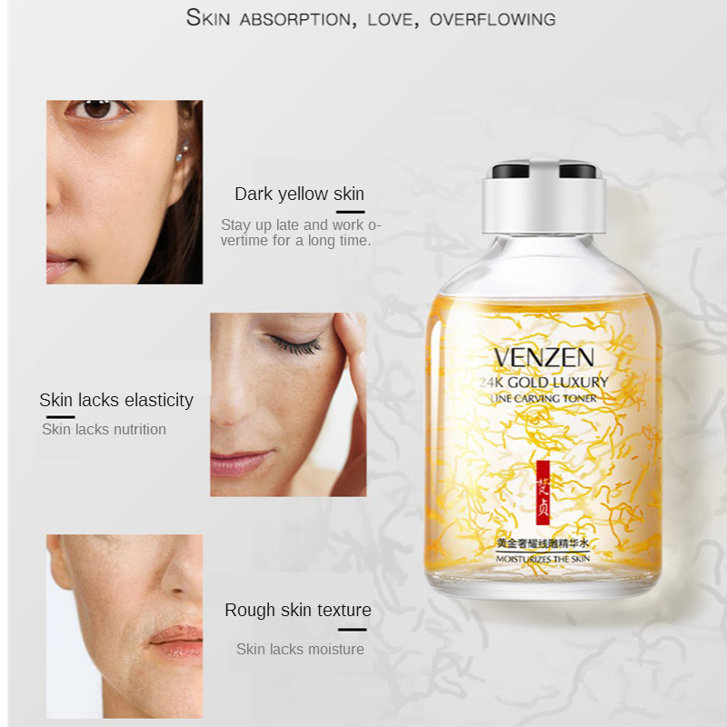 24K Gold Luxury Line Carving T - Luxury Skincare Acne ulasan dan harga
