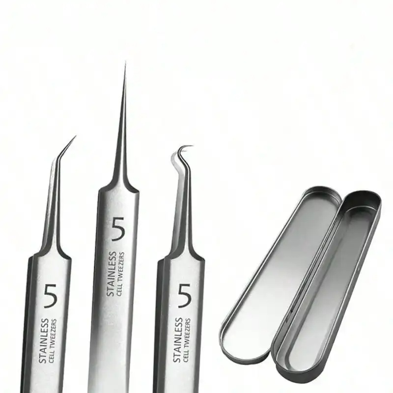 1/4/8Pcs Stainless Steel Black - Luxury Skincare Acne ulasan dan harga
