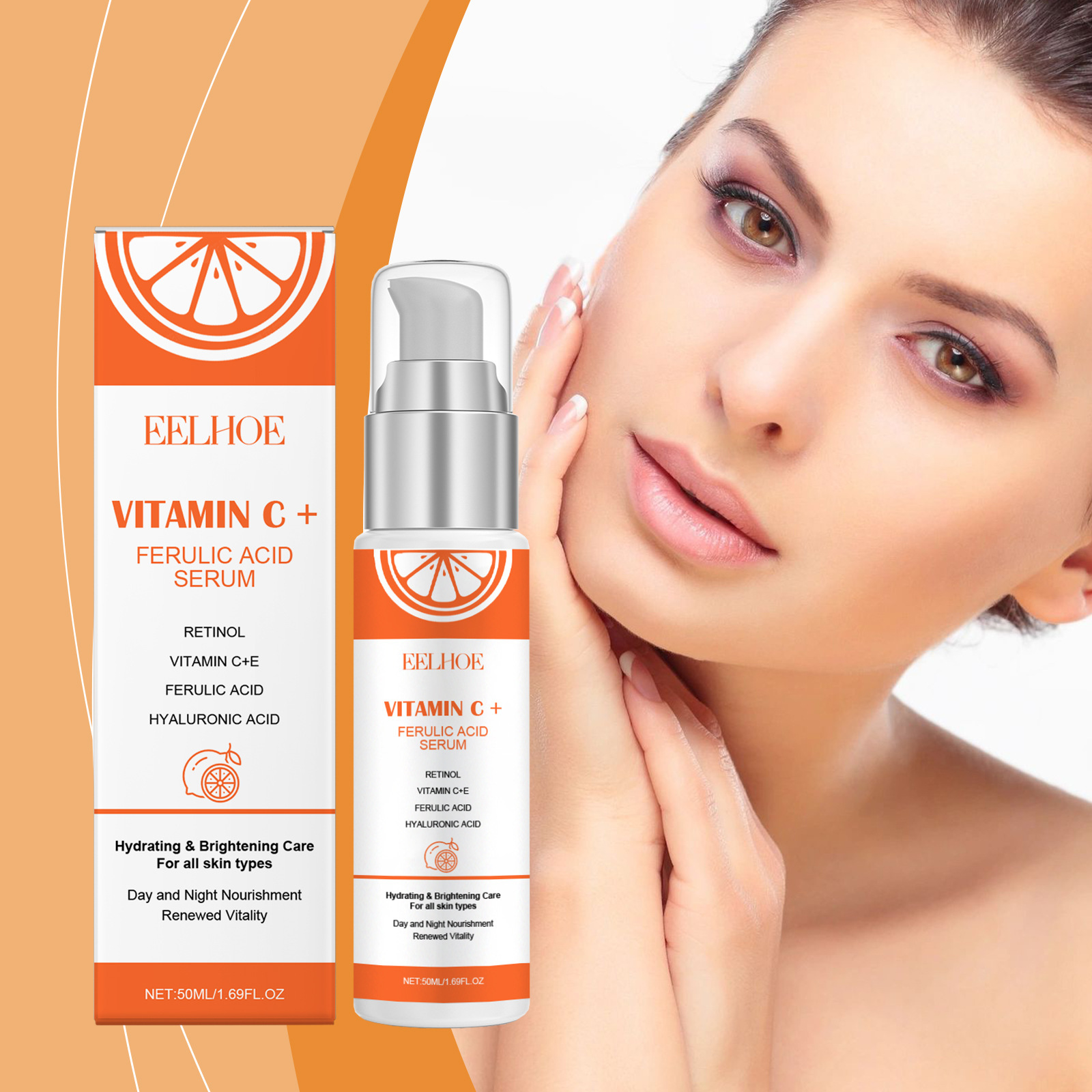 EELHOE Vitamin C E Ferulic Aci - Exosome Serum Ampoule ulasan dan harga